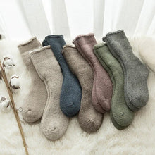 Load image into Gallery viewer, Warm Fuzzy Wool Blend Socks (Set of 3)
