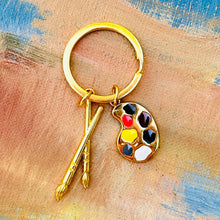 Load image into Gallery viewer, Artist Palette Keychain
