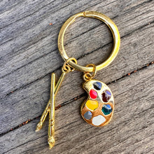 Load image into Gallery viewer, Artist Palette Keychain
