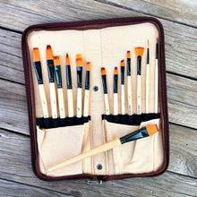 Load image into Gallery viewer, 15 Piece Artist Quality Paint Brush Set
