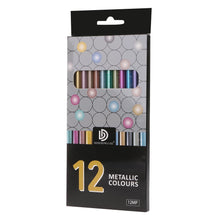 Load image into Gallery viewer, Metallic Colored Pencil Set
